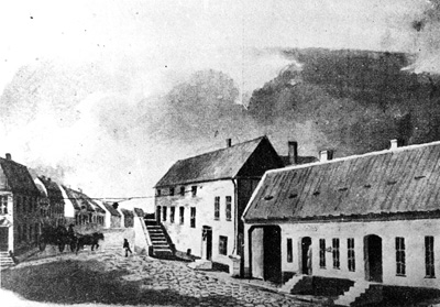 Stora Södergatan på 1840-talet